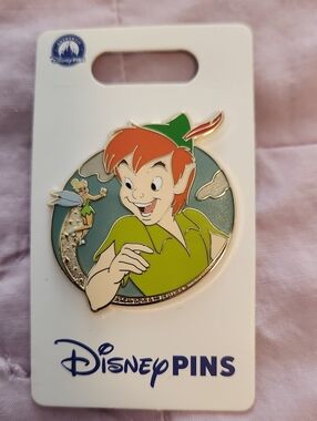 Disney Peter Pan Pin in Green and Orange